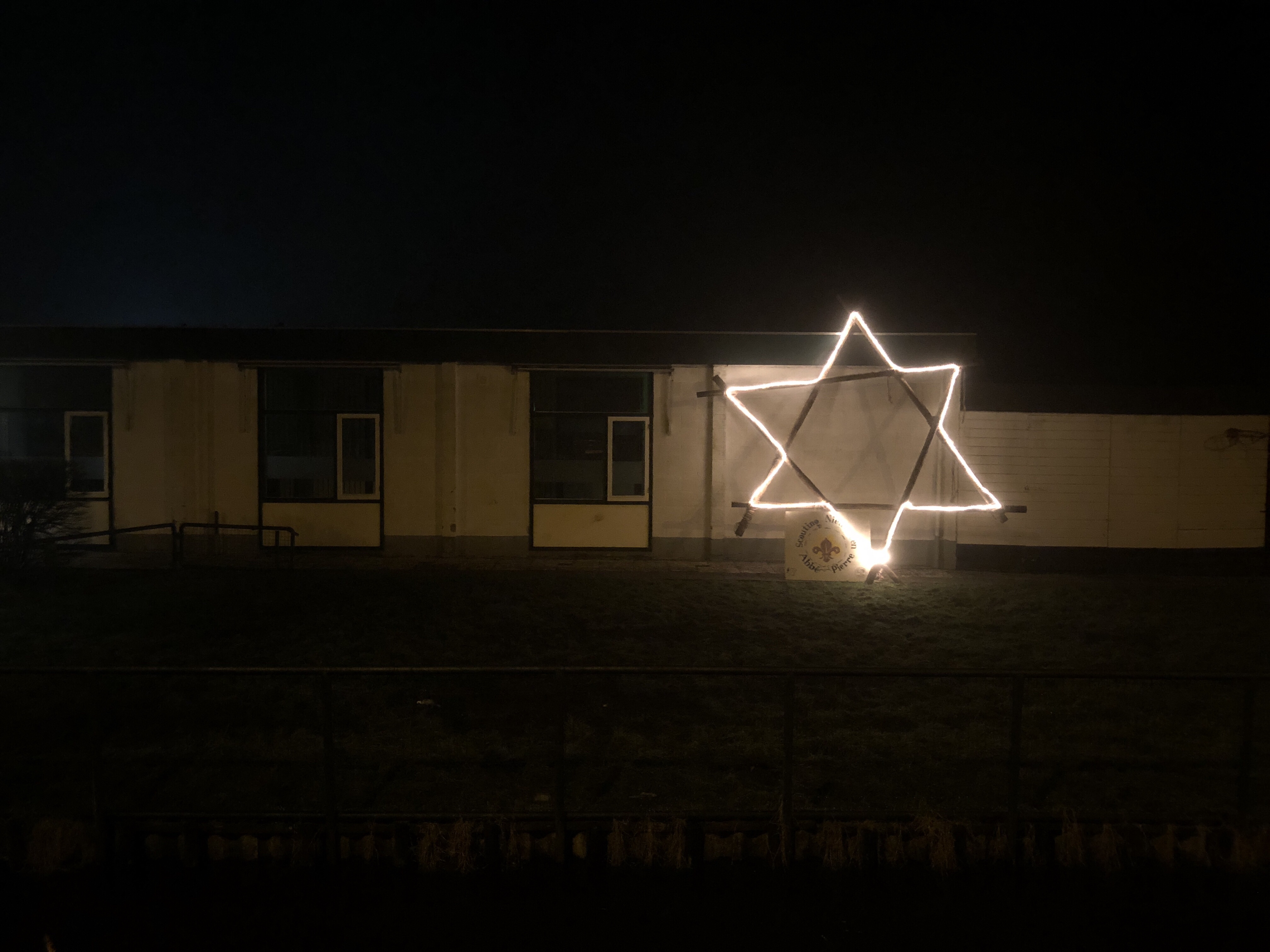 De Explo’s maakte deze mooie kerstster 